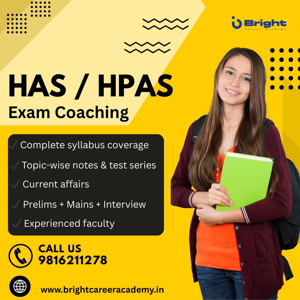 Best HAS/HPAS Coaching at bright career academy-2026